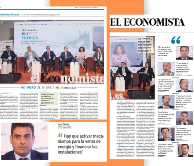 BNZ at the “VIII Foro de Energía” on media