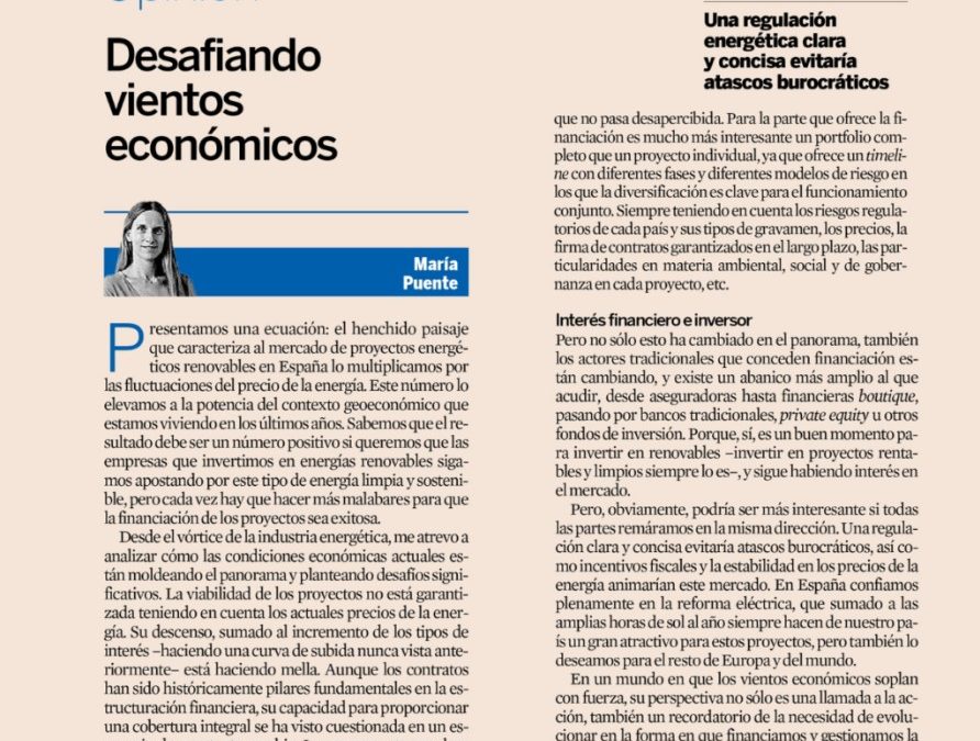 Challenging economic winds